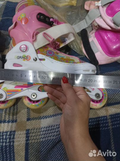 Роликовые коньки детские раздвижные