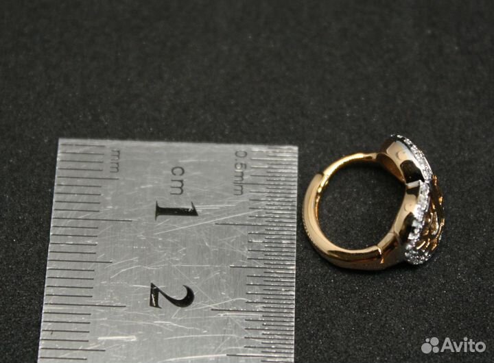 Серьги из мед сплава