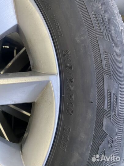 Колеса в сборе Skoda VW R16 215/65 Bridgestone