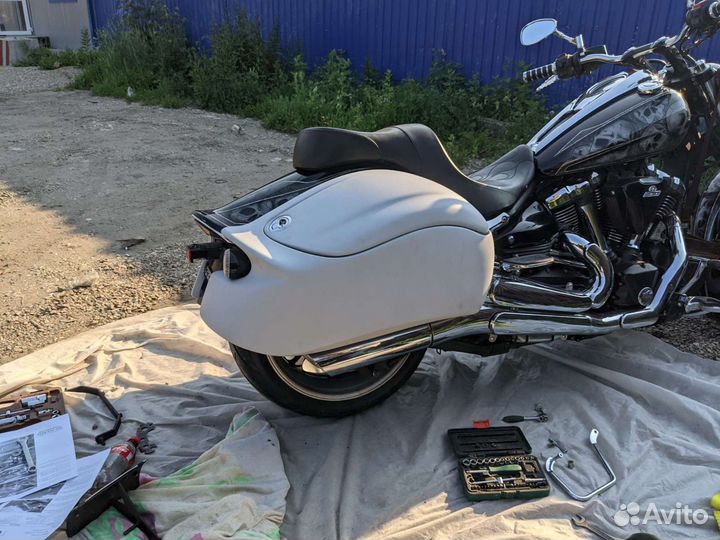 Кофры Yamaha xv1900 Raider аналог Corbin