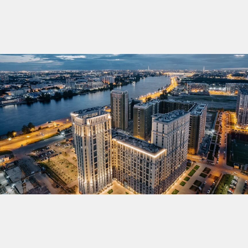 2-к. квартира, 63,3 м², 17/23 эт.