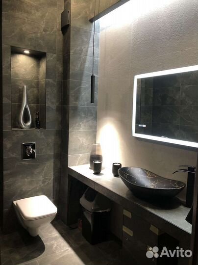 Ремонт ванной под ключ. Плиточные работы