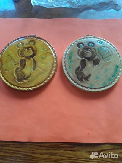 Сувенирные настенные тарелкиОлимпийский мишка