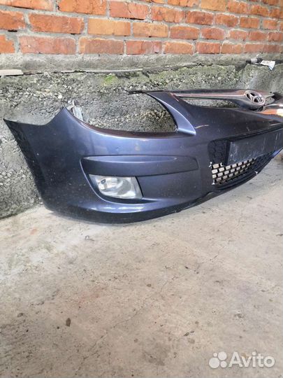 Правая часть бампера хендай Ай30 2010г