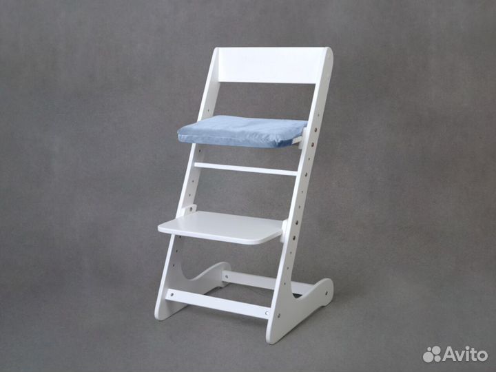 Белый растущий стул