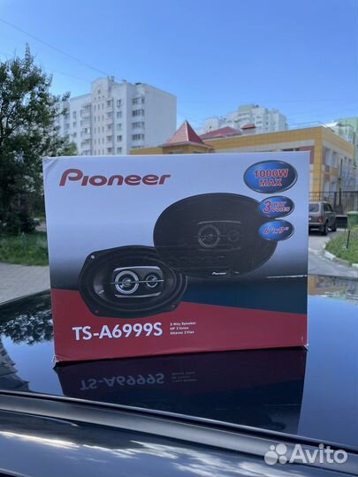 Динамики овалы Pioneer 1000W новые