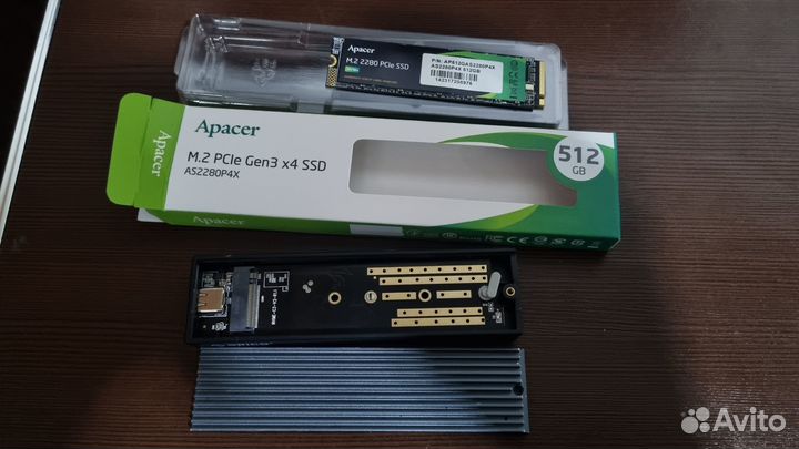 Переносной Ssd nvme 512Gb