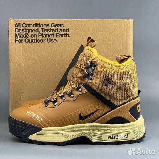Nike ACG zoom gaiadome Gore-Tex Yellow с Мехом
