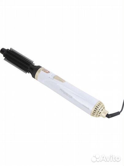 Фен щётка rowenta Wave Curl Brush CF3910, белый/зо