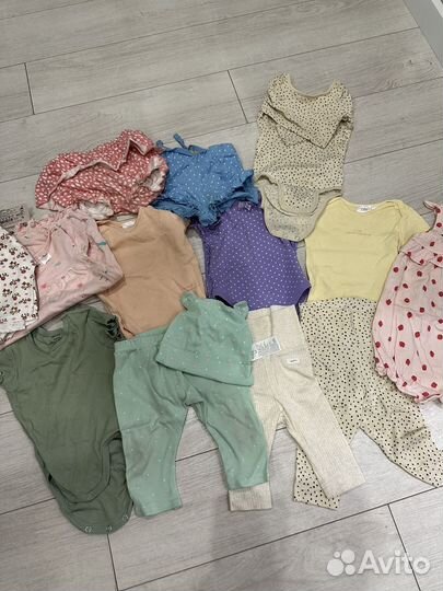 Вещи пакетом на девочку 52-76
