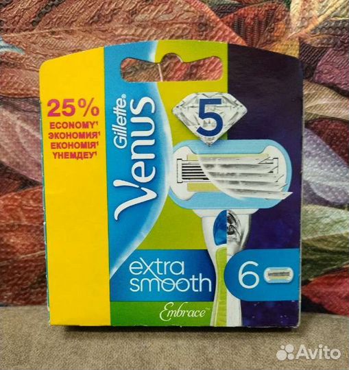 Кассеты сменные Gillette Venus Extra Smooth