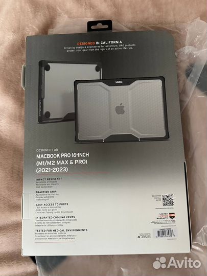 Чехол UAG Plyo macbook 16