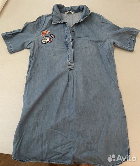 Джинсовое платье