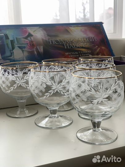 Хрустальные бокалы СССР