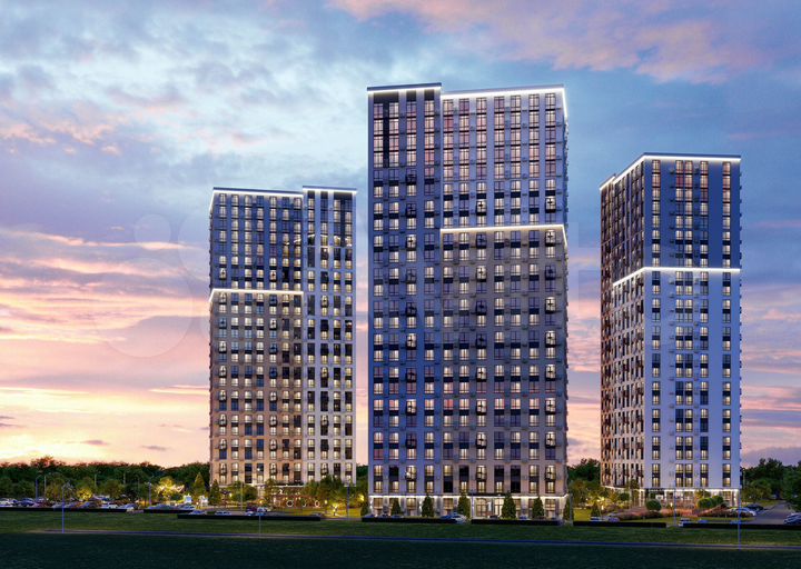 3-к. квартира, 71,6 м², 17/25 эт.