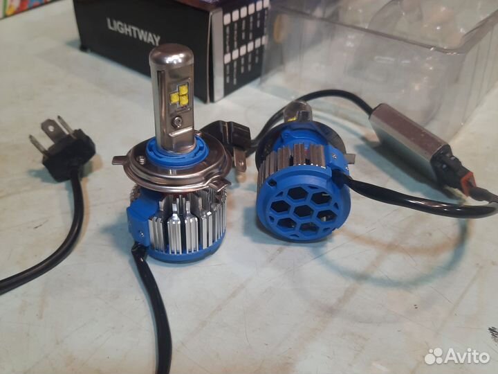 Led лампы h4 Lightway turbo белый свет