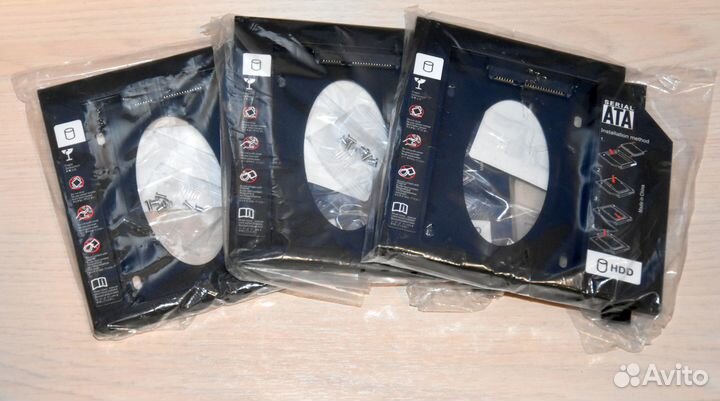 Переходник, салазки SSD Optibay SATA 9,5 и 12,7 мм