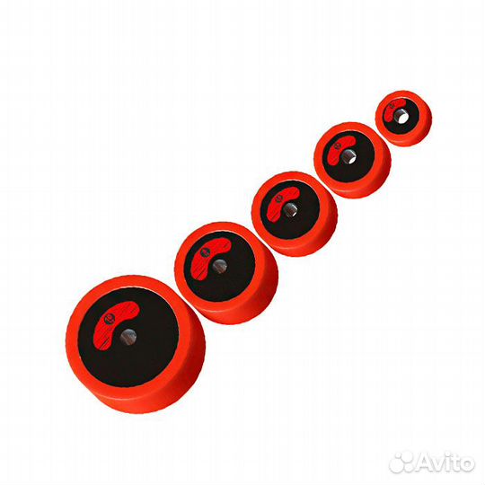 Диск блин 2,5кг для штанги гантели в пластике 25мм