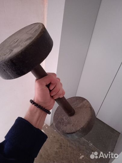 Гантелями 13кг