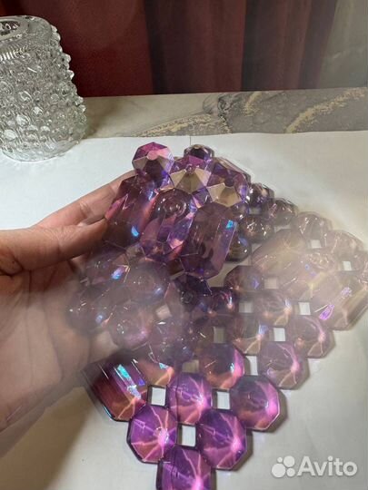 Люстра хрустальная винтаж антик потолочное