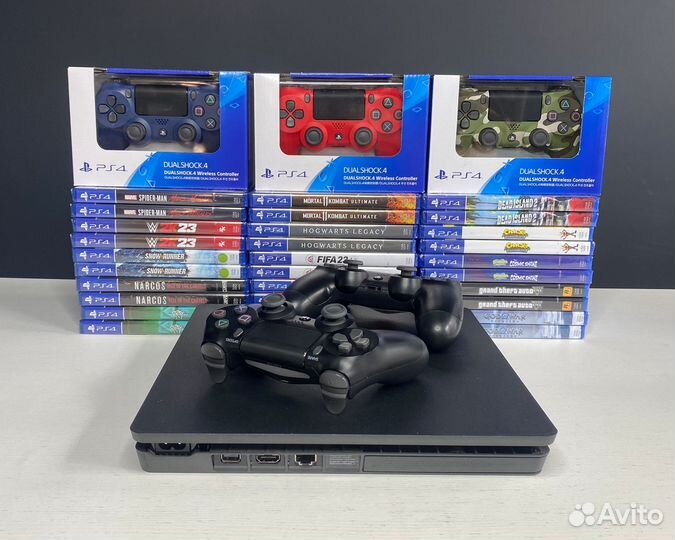 Sony Playstation 4 Slim + 380 Игр