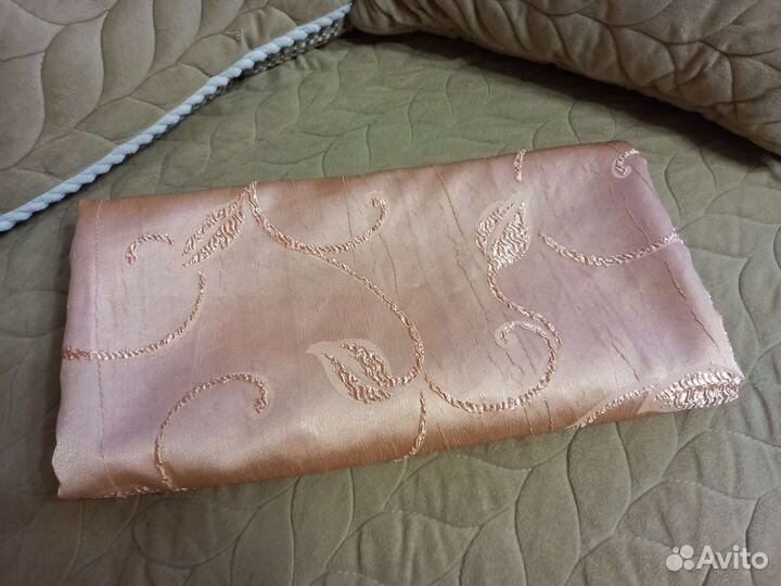 Штора с листиками новая