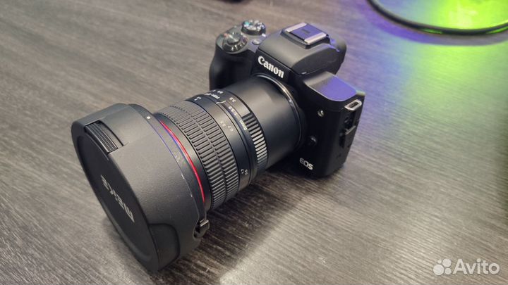 Объектив Meike 8 мм F3.5 широкоугольный для Canon