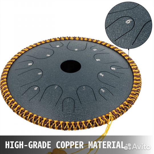 Глюкофон лепесковый барабан 36см C-dur, 14 лепестк