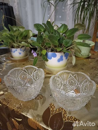Салатник хрусталь СССР