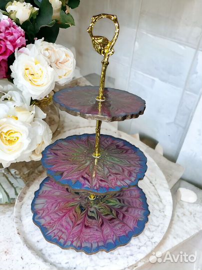 Фруктовница из эпоксидной смолы