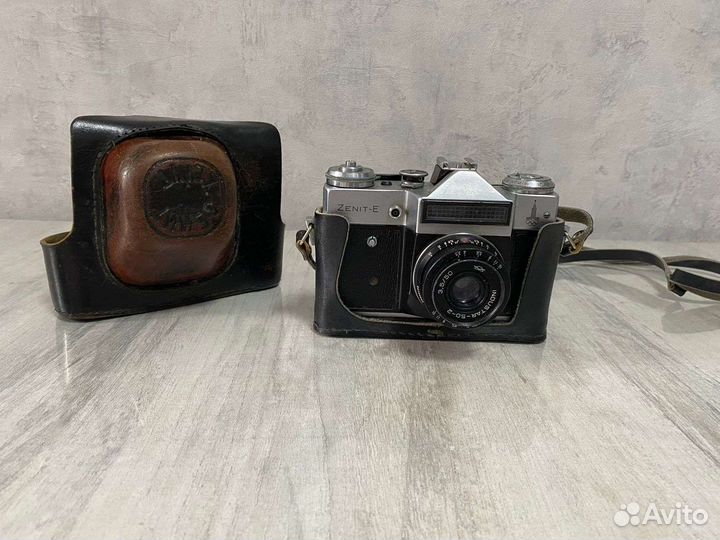 Плёночный Фотоаппарат зенит е, смена 8м, siluet