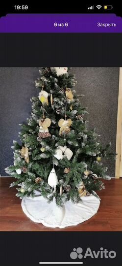 Коврик под елку