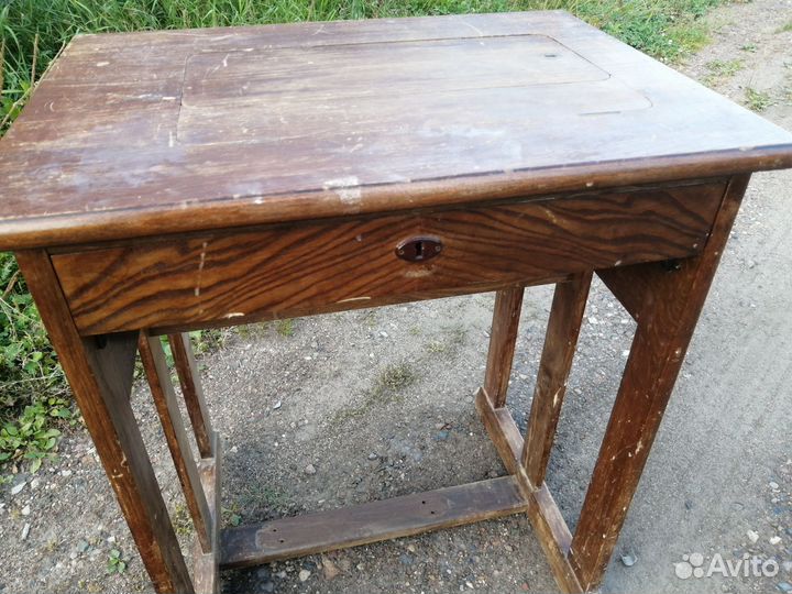 Старая станина от швейной машинки дерево