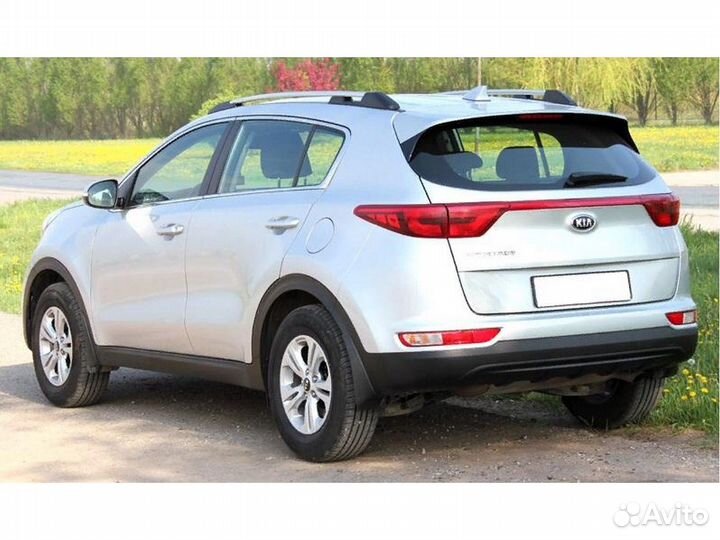 Рейлинги на крышу Kia Sportage с 2016 апс Серые