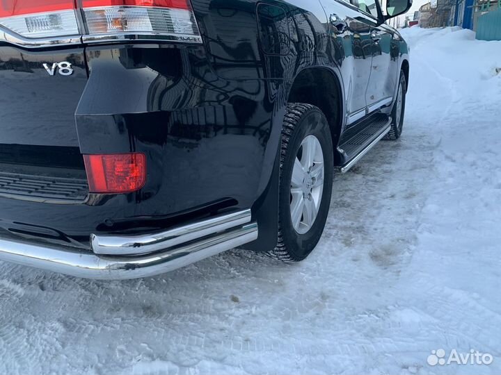 Защита бампера к-т Toyota Land Cruiser 200