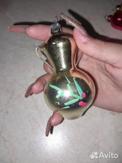 Шары новогоднее стекло СССР