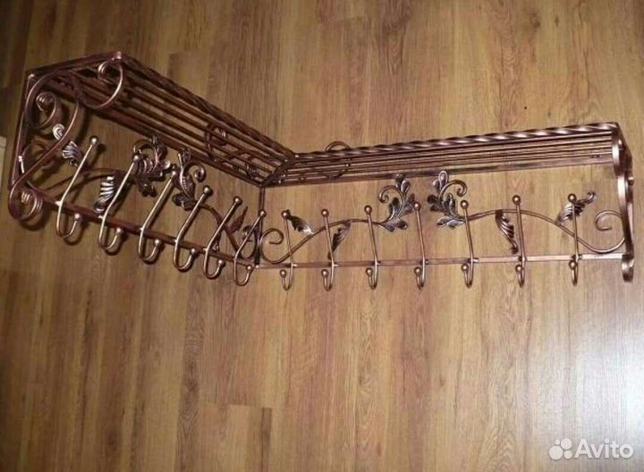 Кованная вешалка № 54