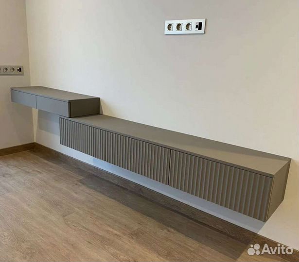 Тумба под тв подвесная настенная