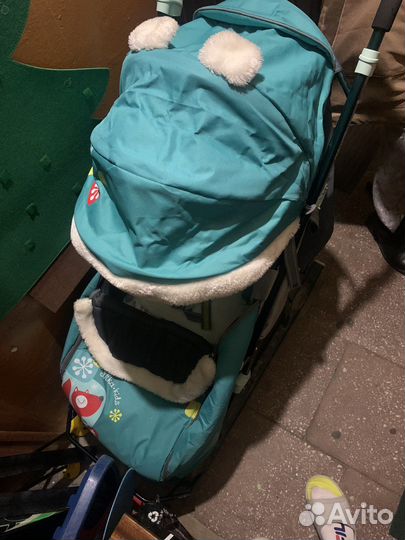 Коляска санки