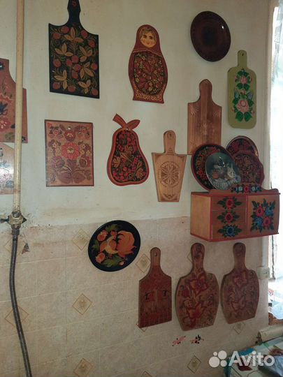 Набор посуды хохлома