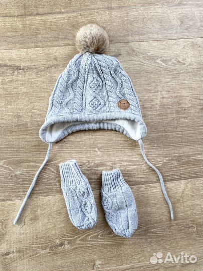 Шапка детская hm 6-12 м