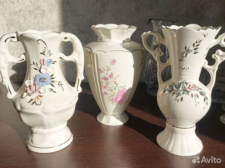 Фарфоровые вазы винтаж
