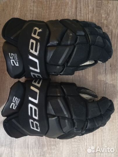 Краги хоккейные размер 14 bauer