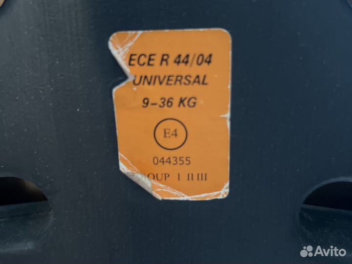 Детское автокресло 9 до 36 кг