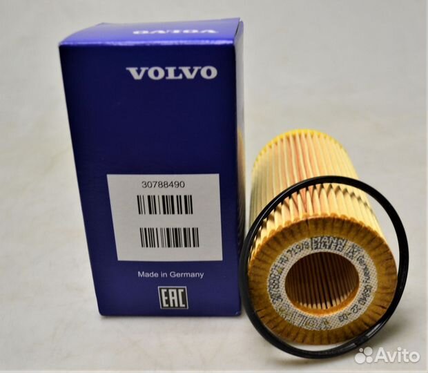 Фильтр масляный Volvo 30788490 Оригинал