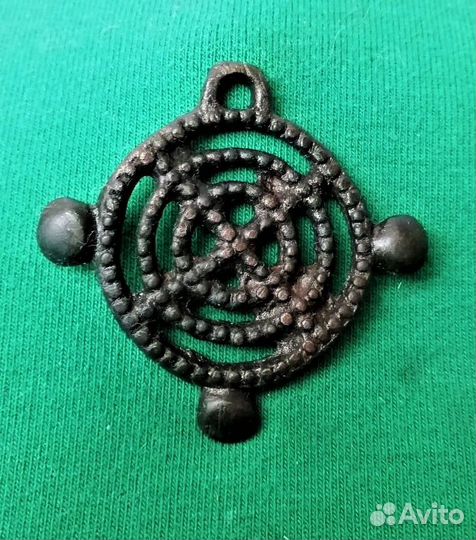 Амулет оберег, подвеска 11-13 век. без шну