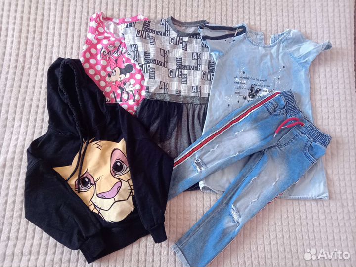 Вещи пакетом для девочки 98 104