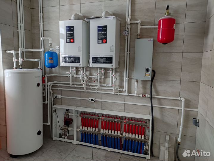 Монтаж отопления в частном доме