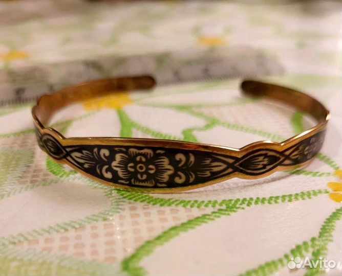 Серебряный браслет винтажный