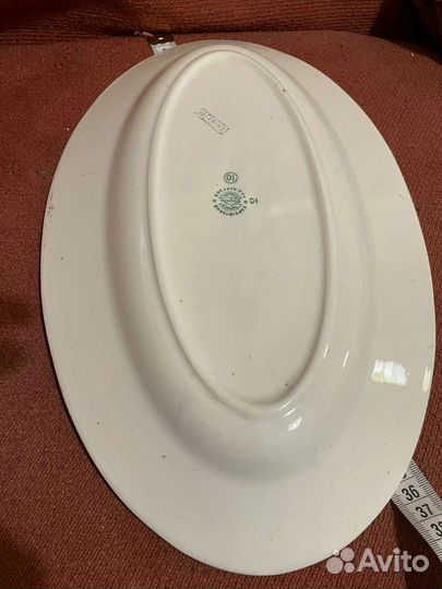 Блюдо СССР фаянс 35 см